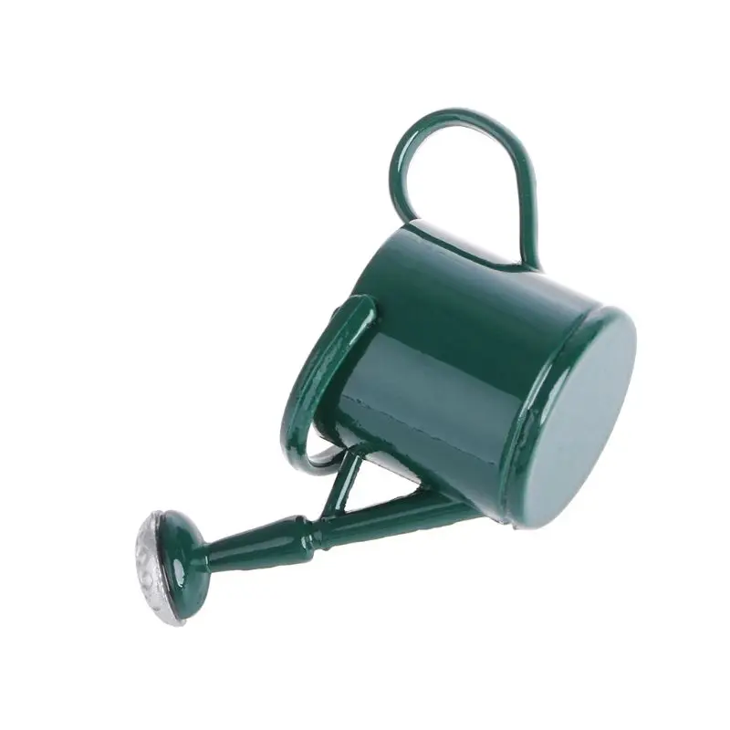 

2021 New Metal Alloy Miniature Furniture Micro Watering Can Sprinkler Fairy Garden Decor
