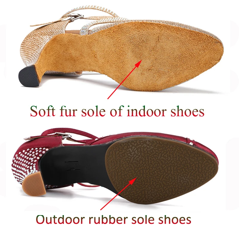 Туфли женские на высоком каблуке туфли для латинских танцев сальса танго B