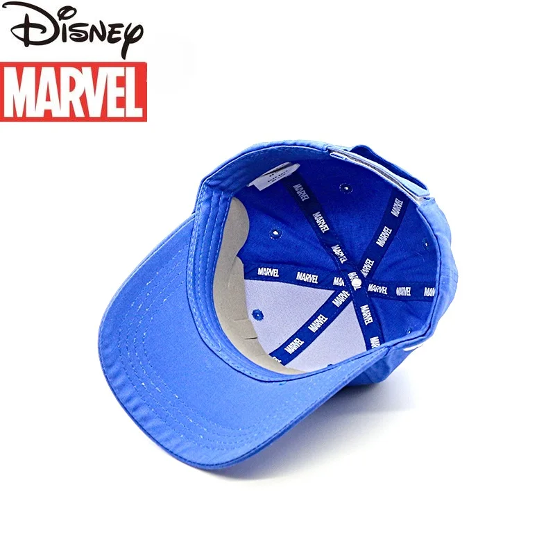2021 New Disney Marvel Children's Baseball Cap Fashion Cartoon Spring and Autumn Sunshade Sun Hat Adjustable Handsome Boy Hat