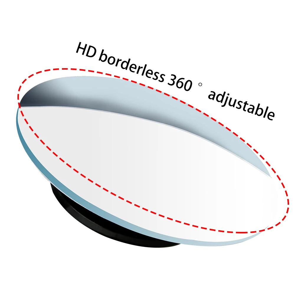 2 Pieces/Set Car Rearview Mirror Convex 360 Wide Angle for Vehicle Side Blindspot Blind Spot | Автомобили и мотоциклы