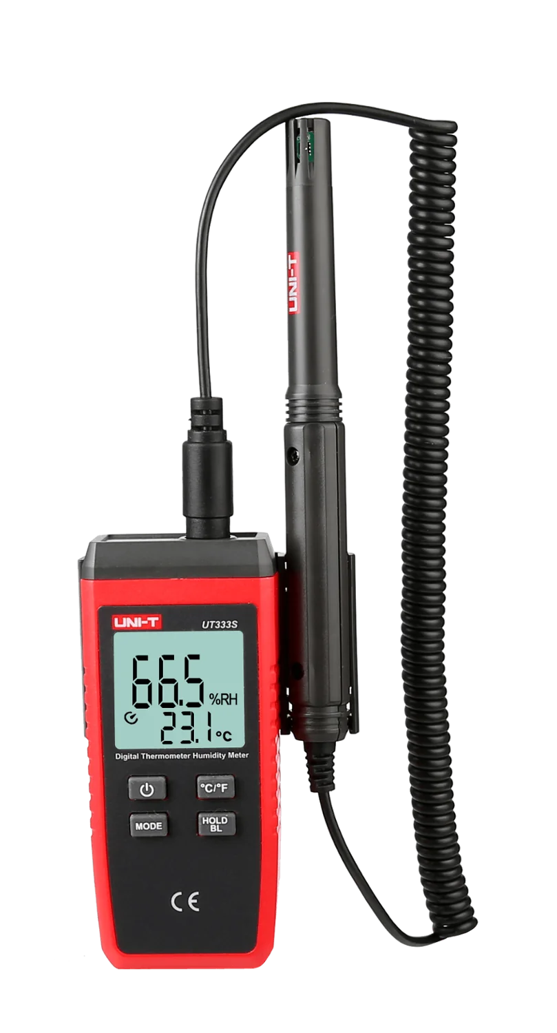 

UNI-T UT333S Digital Temperature Humidity Meter LCD Display 1s Sampling Time