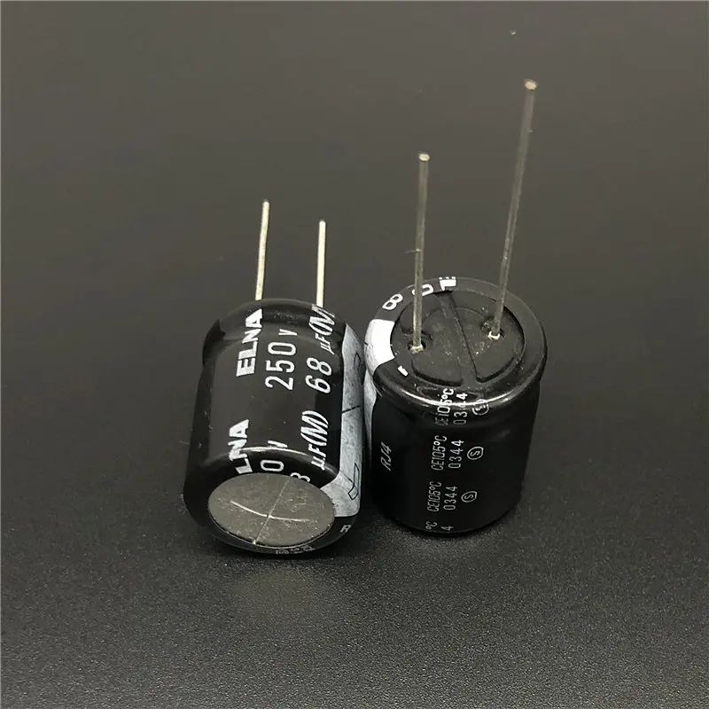 2 шт/10 шт/50 шт 68 мкФ 250V ELNA Япония RJ4 серии 18x20 мм 250V68uF длинный жизни аудио