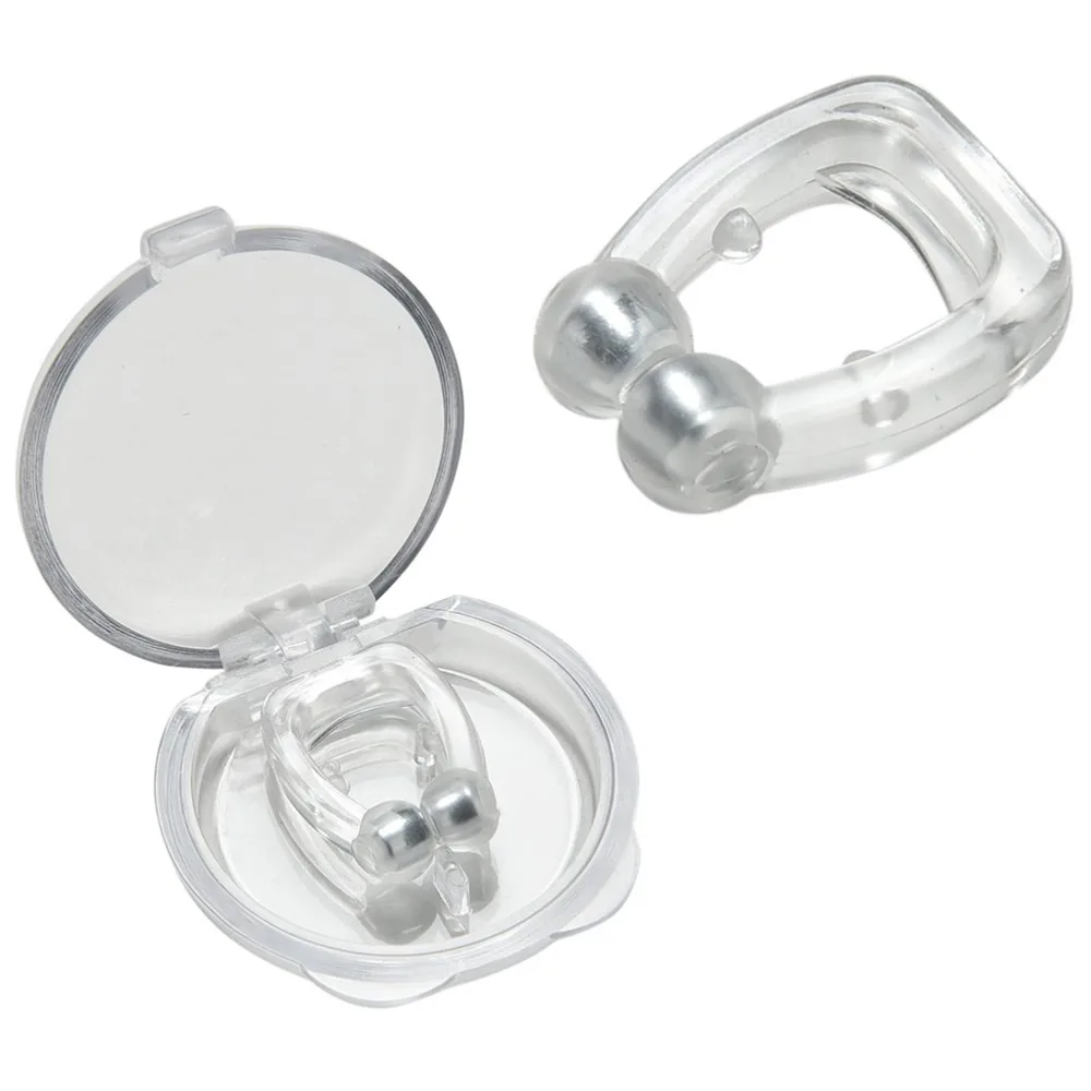 Магнитный зажим для носа Анти Храп Стоп храп лоток сна помощь снимает носовые