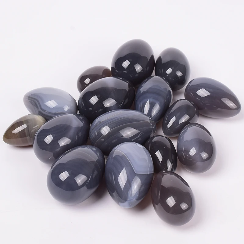Natural Agate Jade Egg Yoni Ball Set Gift Boxes Massage Tool Gemstone Kegel Exercise Health Vaginal Muscle Crystal Stone | Красота и
