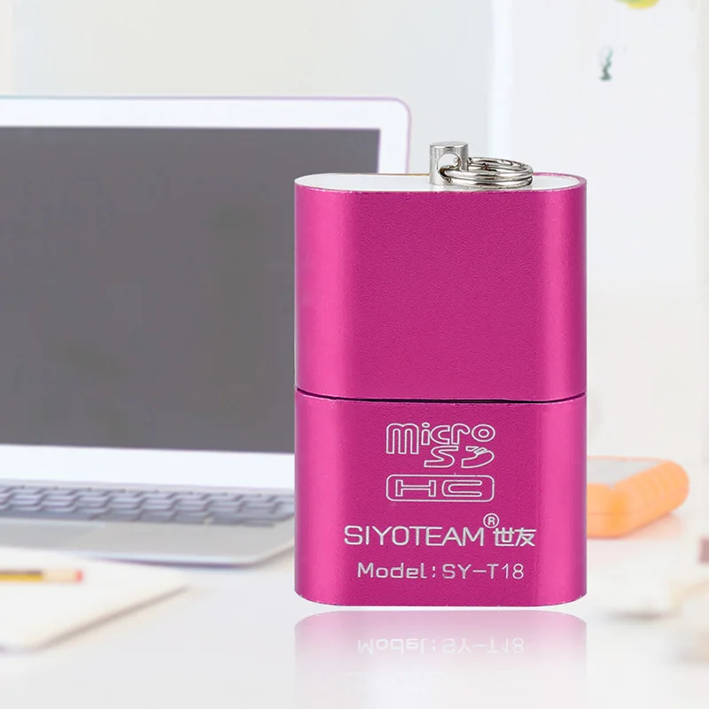 Портативный мини USB 2,0 Micro SD TF кард-ридер адаптер флэш-накопитель флэш-память SD