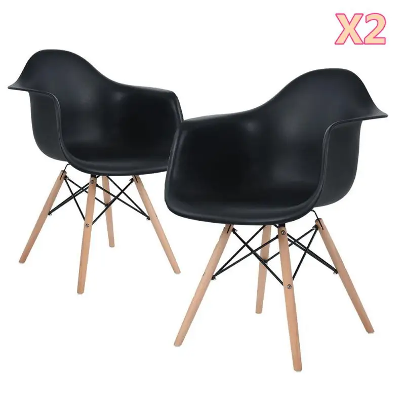 

2pcs Dining Chairs Dining Room Furniture Office Chairs Living Room Chairs Home Dining Stools Kitchen PP Lounge Chairs HWC