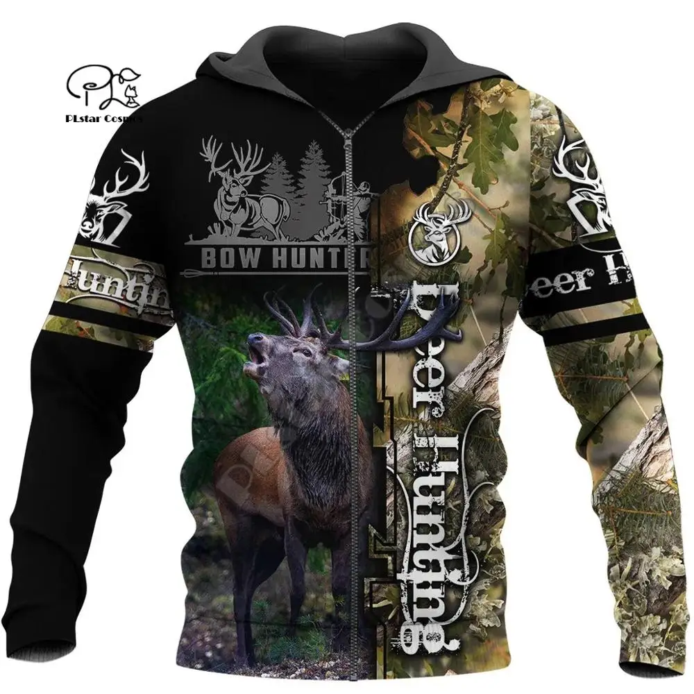 PLstar Космос Новейшие Животных татуировки Camo Охотник на оленей с лосями спортивный