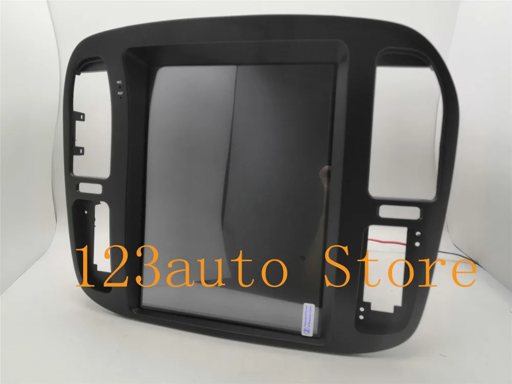 12,1 дюймов вертикальный PX6 Tesla стиль Android 8,1 автомобильный DVD gps навигационный плеер для TOYOTA LAND CRUISER LC100 LEXUS LX470 1999-2002