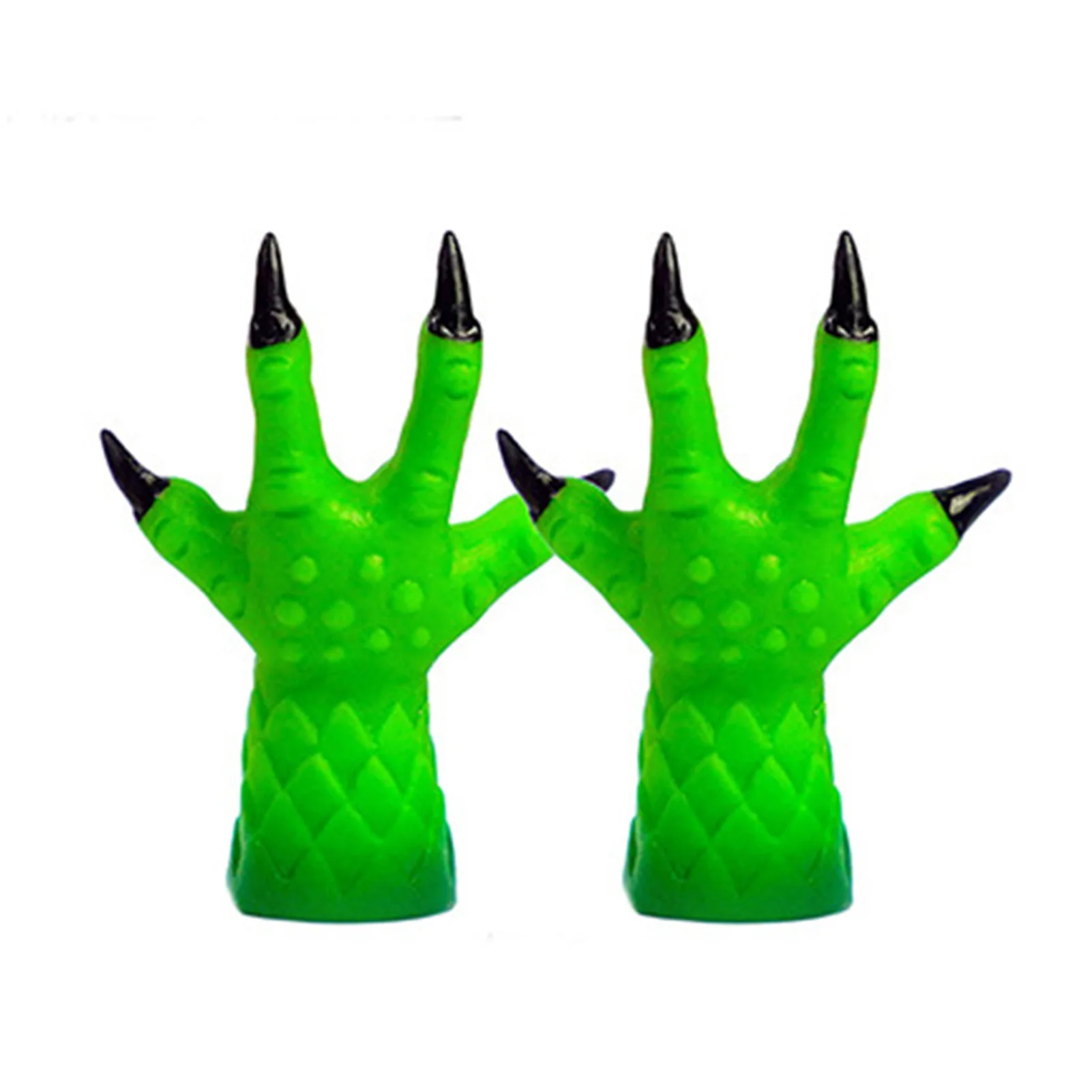 

2Pcs Novelty Creative Prank Toy Nails Finger Cover Puppet Halloween Party Prop