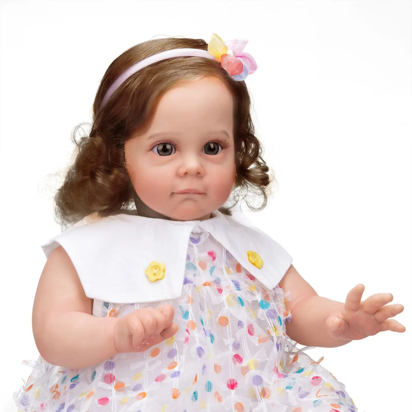 Силиконовая виниловая Кукла-младенец 24 дюйма | Игрушки и хобби