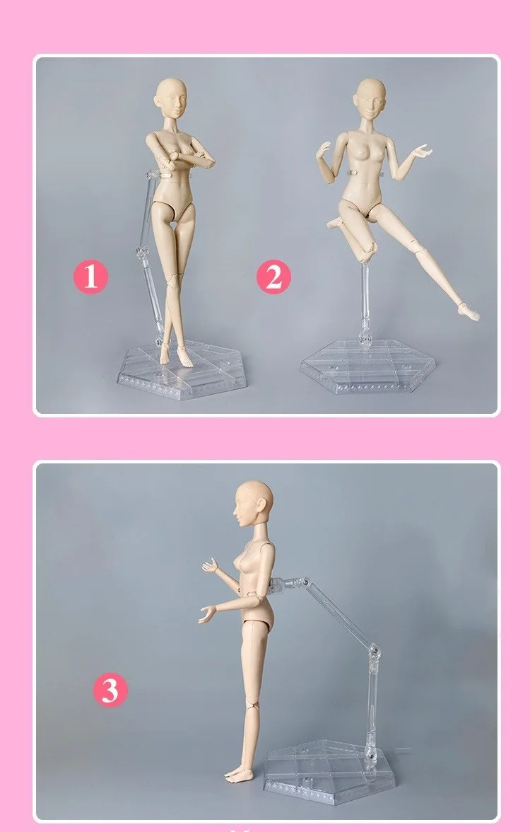 Прозрачные подставки для barbie Kurhn Blyth Doll1/6 bjd фигура Дисплей Держатель Аксессуары Регулируемый Кронштейн Поддержка Кукольный дом