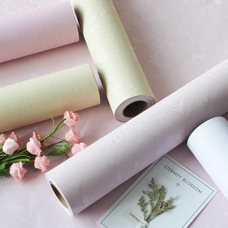 Экологичные обои для домашнего декора 3D Белый Розовый DIY самоклеющиеся