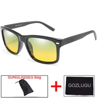 gozlugu hot sale mens yellow polarized driving sunglasses ladies high quality vision daytime polarized glasses safety glasses