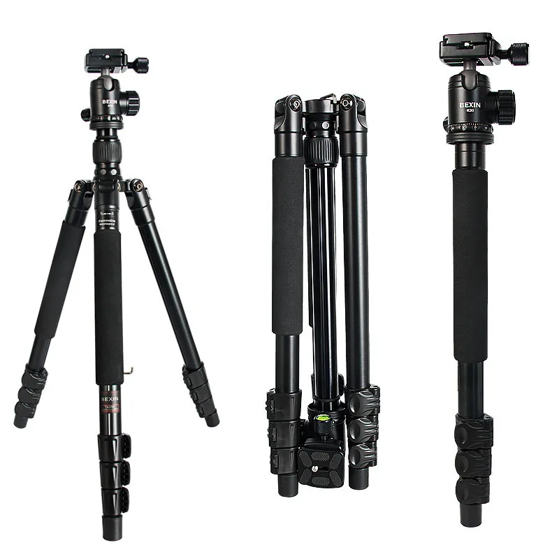Оптовая продажа TA254+K30 профессиональный портативный алюминиевый сплав камеры Фотография DSLR штатив Может быть разделен на монопод.