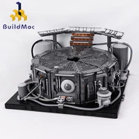 buildmoc space wars movie cloud city carbon freezing chamber freeze biochemical lab led model building blocks toys for childrens