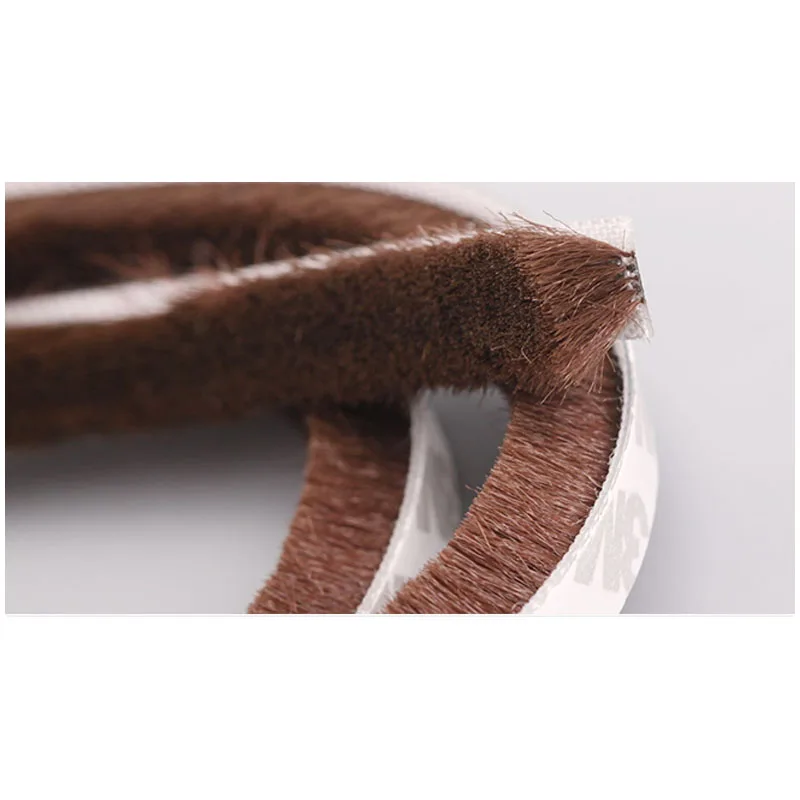 Самоклеящаяся лента щетка для двери 3 метра|Уплотнительные ленты| |