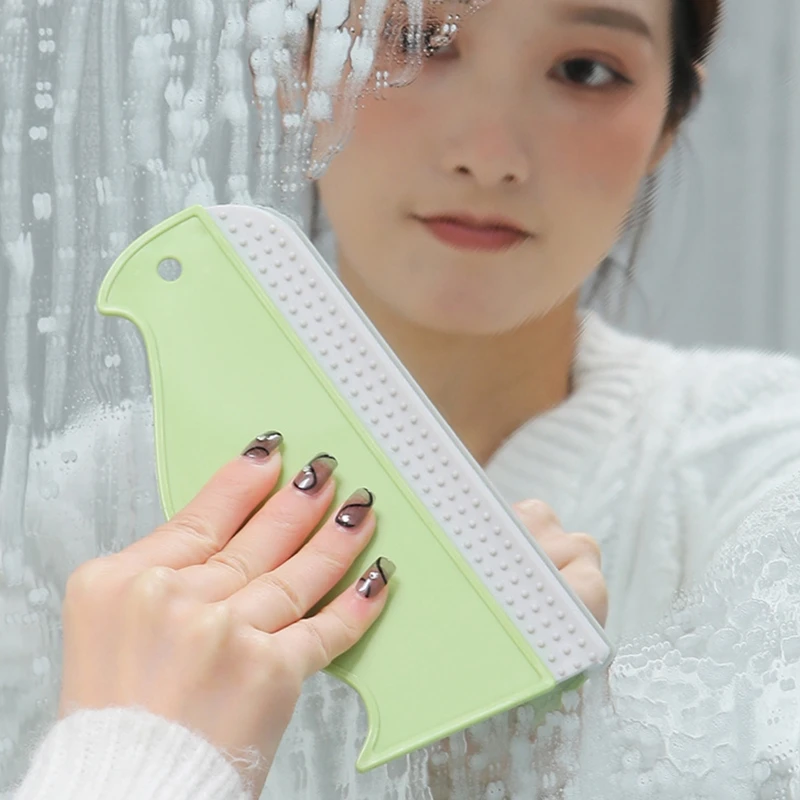 

Mini Scraper Glass Mirror Window Shower Cleaning Wiper Tool for Home Bedroom Bathroom Shower Squeegee Board Accessory