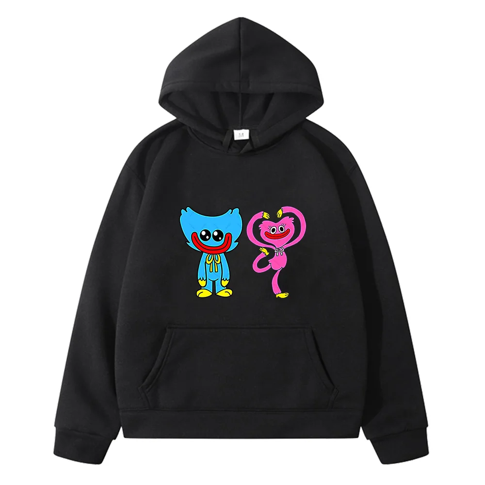 

Hot Game Huggy Wuggy Graphic Pullover Hoodies Autumn Baby Girl Clothes Kawaii Kids Sweatshirts Boy Harajuku Children's Costumes