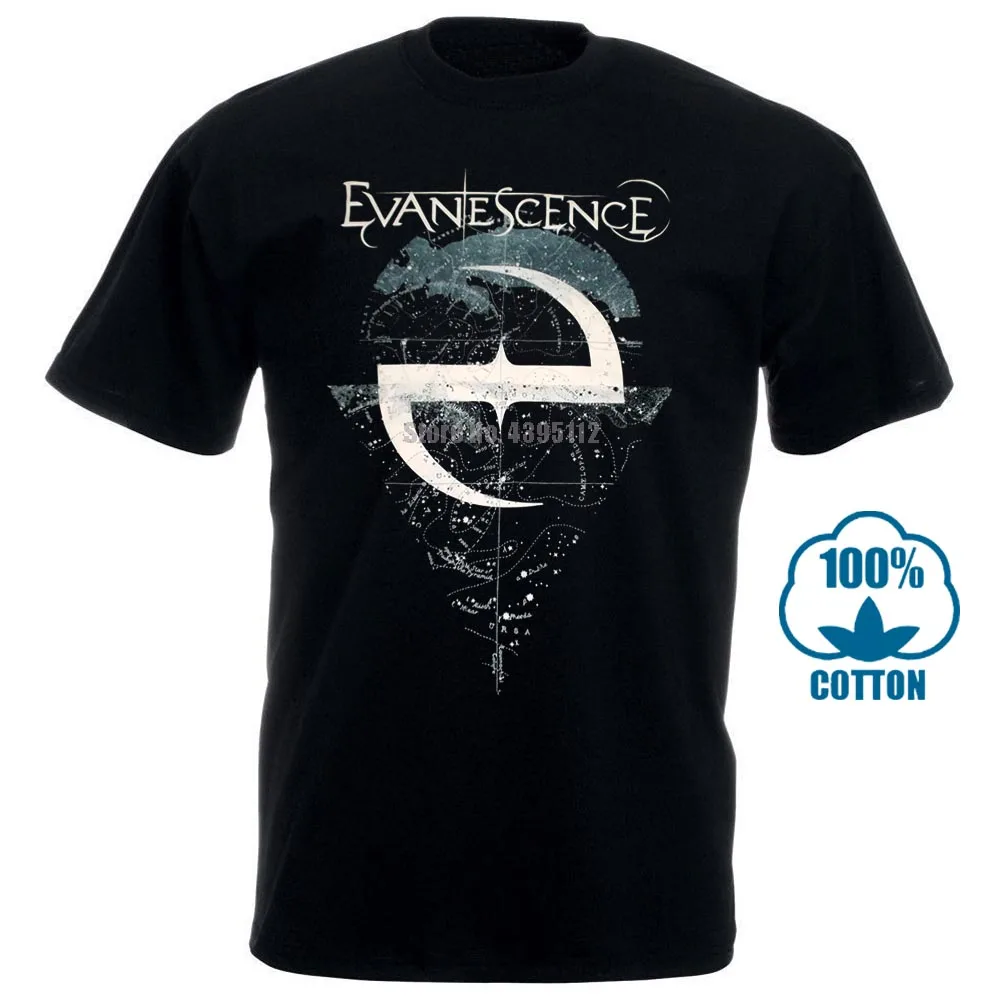 Evanescence футболка с космосом новая и Официальная круглым вырезом летняя