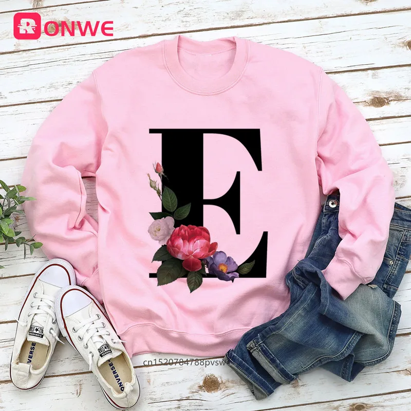 Женская комбинированная толстовка с надписью на заказ осенняя Толстовка для