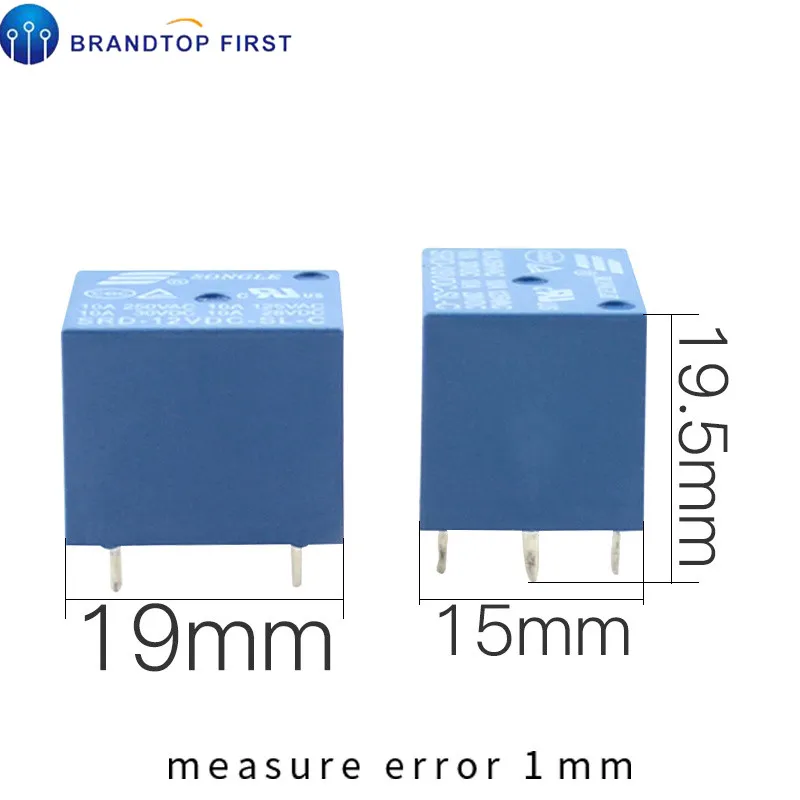 SRD-12VDC-SL-C SRD-24VDC-SL-C SRD-05VDC-SL-C SRD-09VDC-SL-C T73-5V 9V 12V 24V 5-контактный PCB Тип Мощность реле |