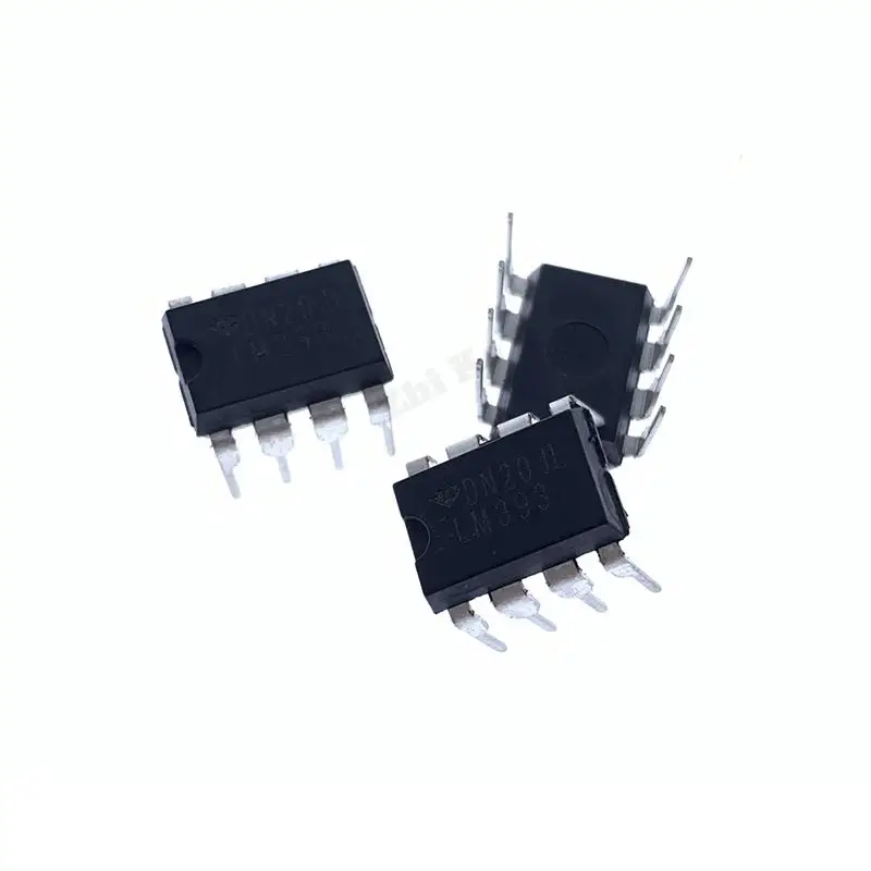 

10PCS/LOT LM393 DIP8 Dual voltage comparator IC chip