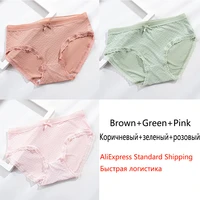 3pcs sexy panties for women underwear high quality fashion panty lingerie breathable summer cool underwear low rise panties