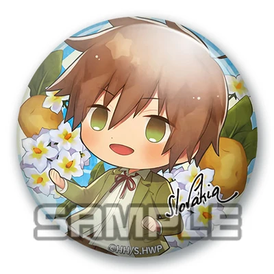 Забавные железные булавки значок аниме с цветком из Хеталии 58 мм | Украшения и