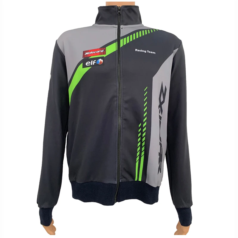 

Свитер с капюшоном для мотоцикла Kawasaki, Повседневная куртка для езды на мотоцикле и бега