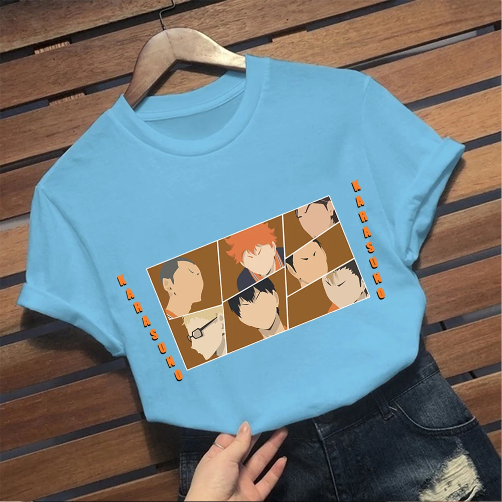 

Haikyuu Funny T Shirt Men Cool Anime Harajuku T-shirt Summer Hip Hop Tshirt Streetwear Top Tees Male Women 90s