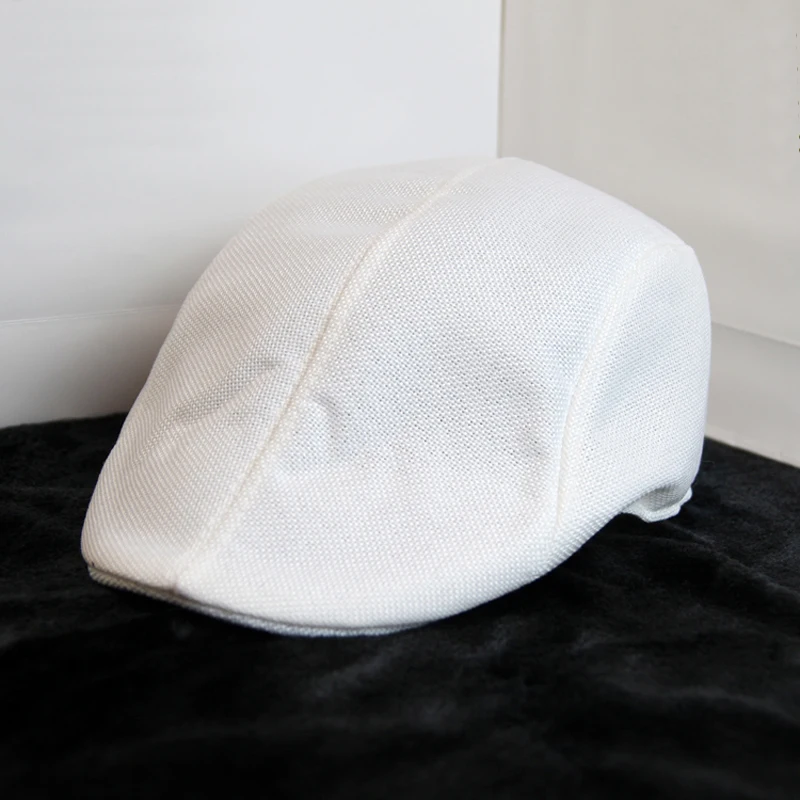 С узором елочка с забралом приведенным мужские Классические Кепки шерсть гольф