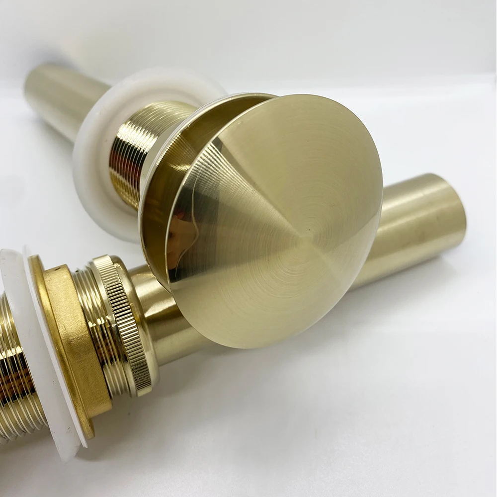 bathroom basin valve pop up drain filter modern for sink accessory faucet brass set black chrome brass washbasin bounce drain free global shipping