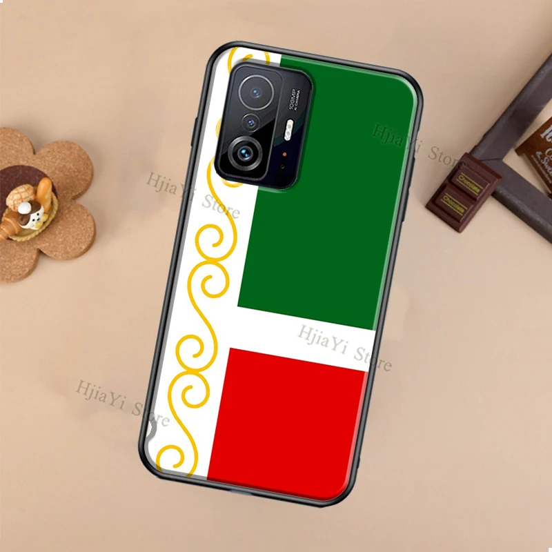 Чехол с чеченским флагом волка для Xiaomi Mi 11 Lite Ultra 9T 10T 11T Pro задняя крышка телефона