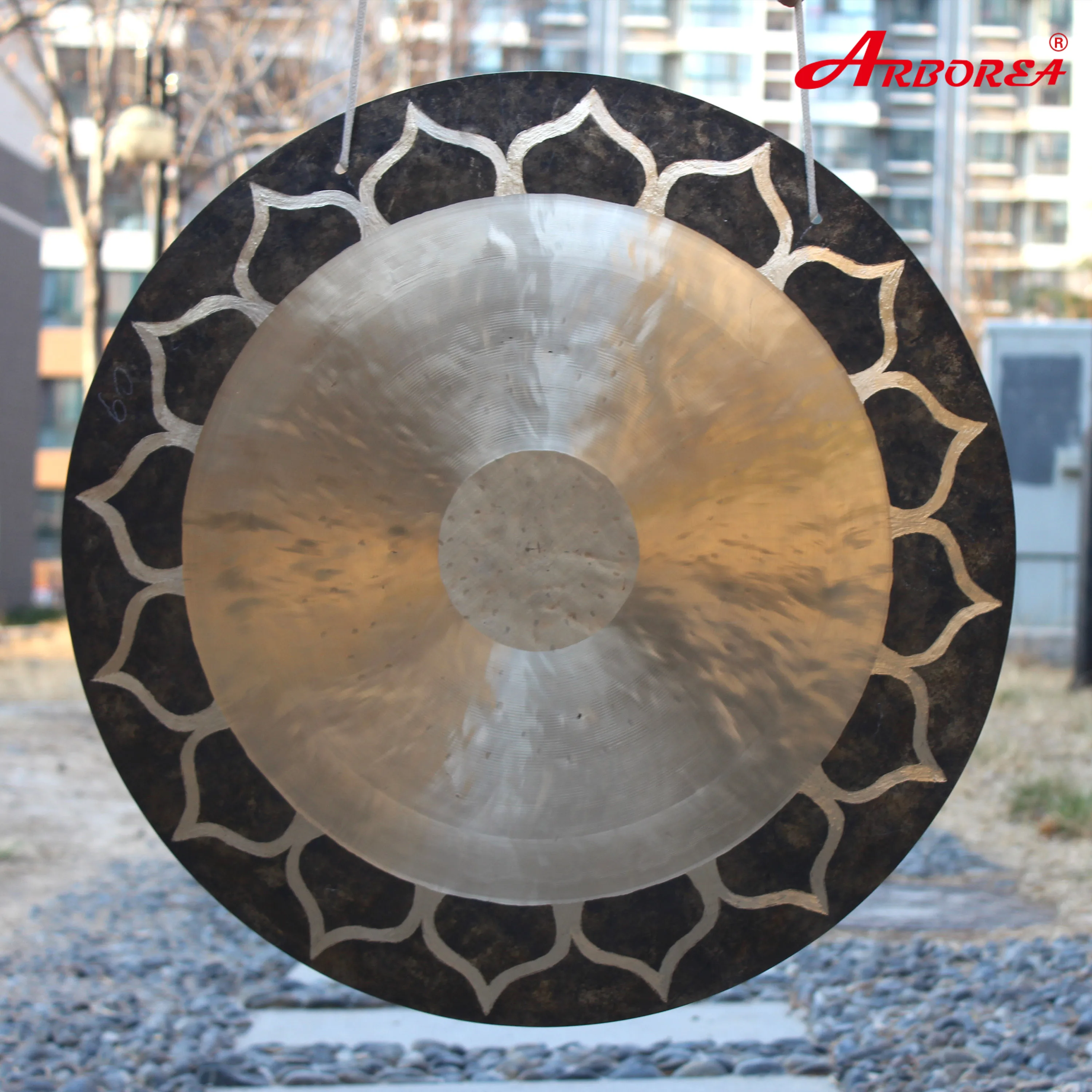 

arborea gong 28'' lotus wind gong for sound therapy and sound meditation