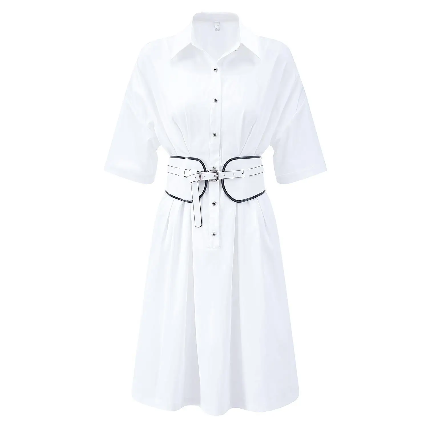 

Strap Fashion White Frock Style Dress Women's 2021 Summer New Design Sense High Grade Long Dress