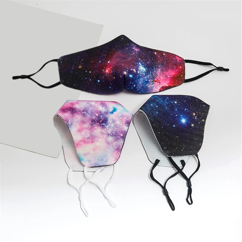 

Flower Printing Mask For Men And Women Dustproof Breathable Washable Ladies Mask Adjustable Ear Buckle Breathable Mask