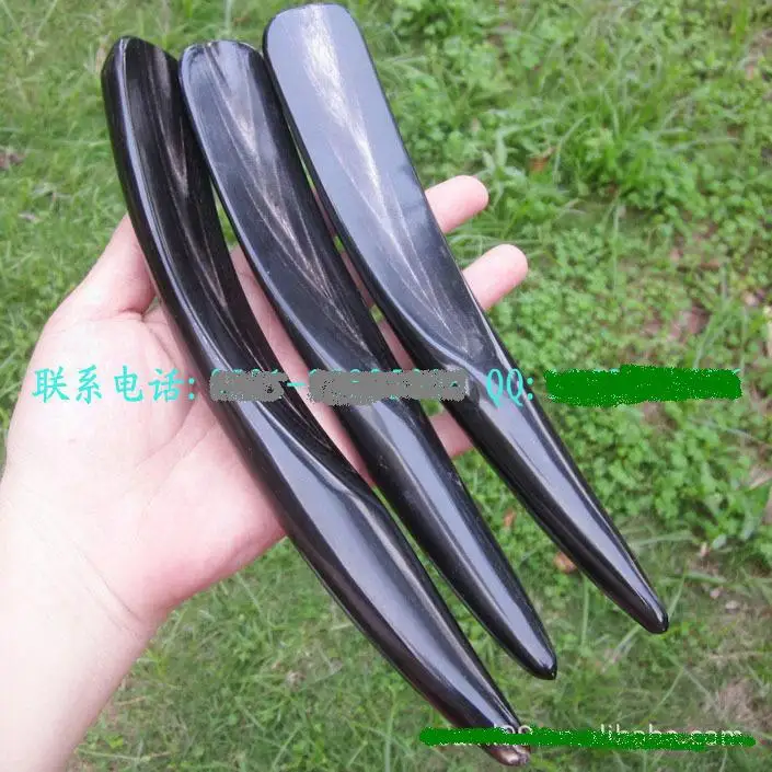 15 см большой размер оптовая продажа натуральный буйвол массажная палка удары