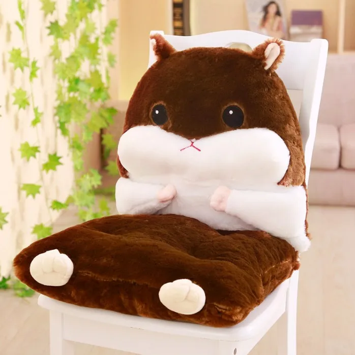 

Rectangle Shape Flannel Seat Cushion Silk Cotton Core Hand Warmer Tatami Cushion Pillow Home Decoration Car Office Sofa Cushion
