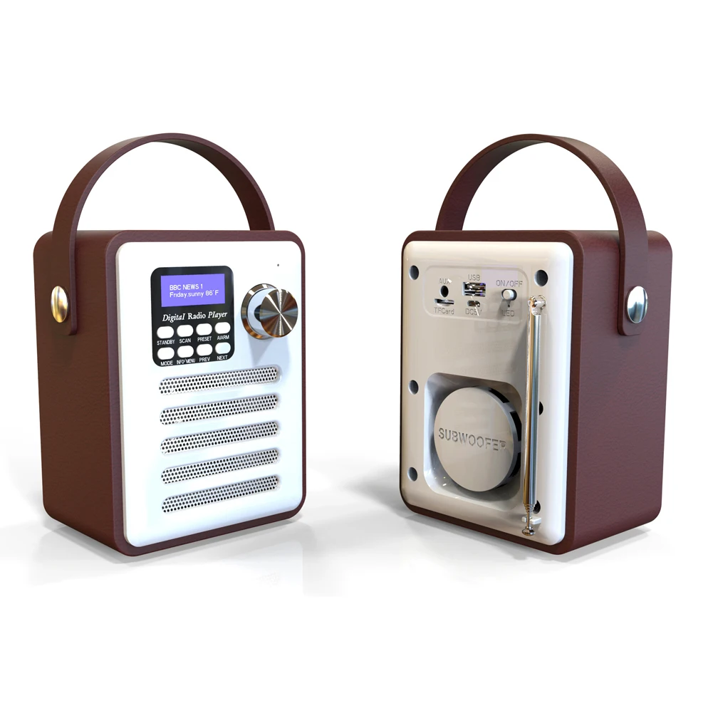 Bluetooth 4 2 деревянный DAB радио цифровой DAB/DAB + FM Wi Fi динамик беспроводной FM/TF карта/U