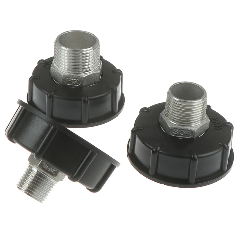 

1pc Thread IBC Tank Adapter Tap Connector Replacement Valve Fitting For Home Garden Water Connectors 1/2 inch 3/4 inch 1 inch