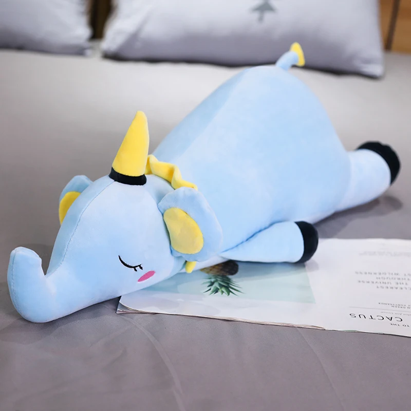 

60-120cm New Style Long Elephant Plush Toy Kids Soft Stuffed Animal Plush Doll Sleepping toys Cartoon Bear Toys