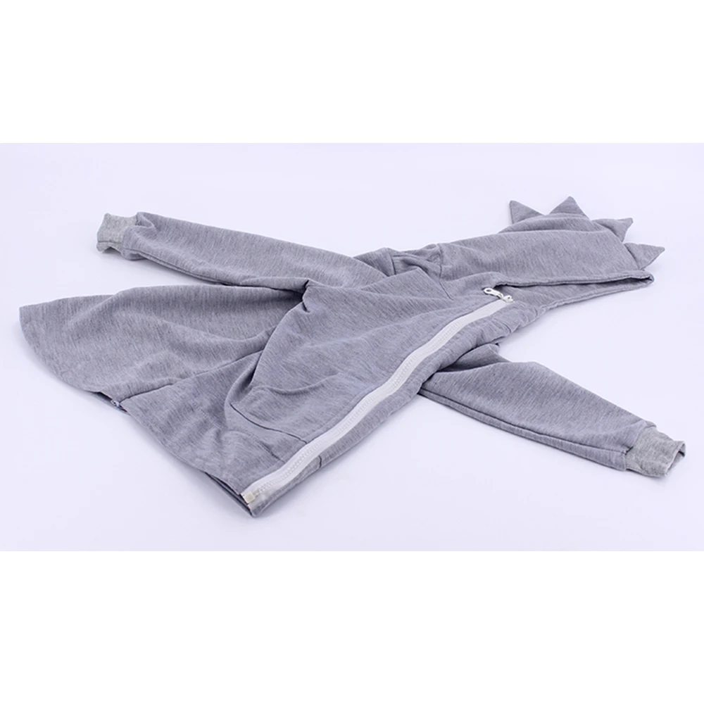 Детские толстовки с капюшоном куртка динозавром для девочек и мальчиков #