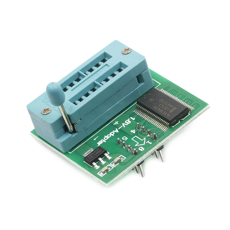 1.8V adapter for motherboard SPI Flash SOP8 DIP8 W25 MX25 use on programmers TL866CS TL866A EZP2010 EZP2013 CH341 | Электронные