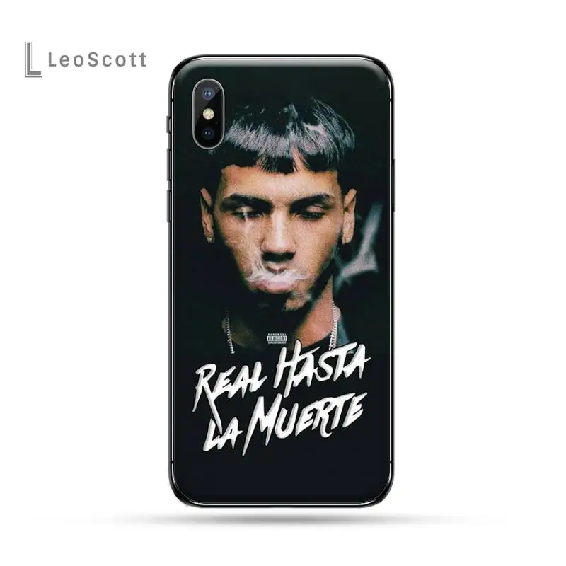 

Rapper Anuel AA Real Hasta La Muerte Phone Case for iPhone 11 12 mini pro XS MAX 8 7 6 6S Plus X 5S SE 2020 XR