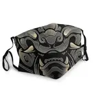 Японский они Komainu маска Для мужчин против дымки пыли Лев Dog Хранитель маска хання защитный респиратор одноразовые рот муфельная печь