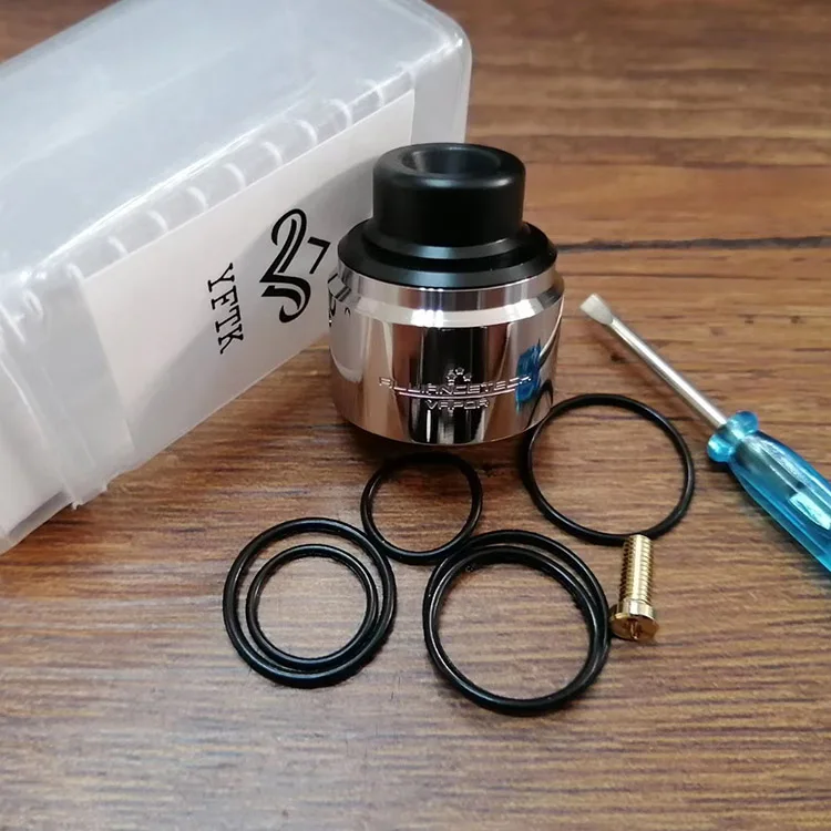 YFTK FLAVE EVO 22 мм RDA нержавеющая сталь 510 MTL DIY Одиночная катушка Squonk Vape Танк BF