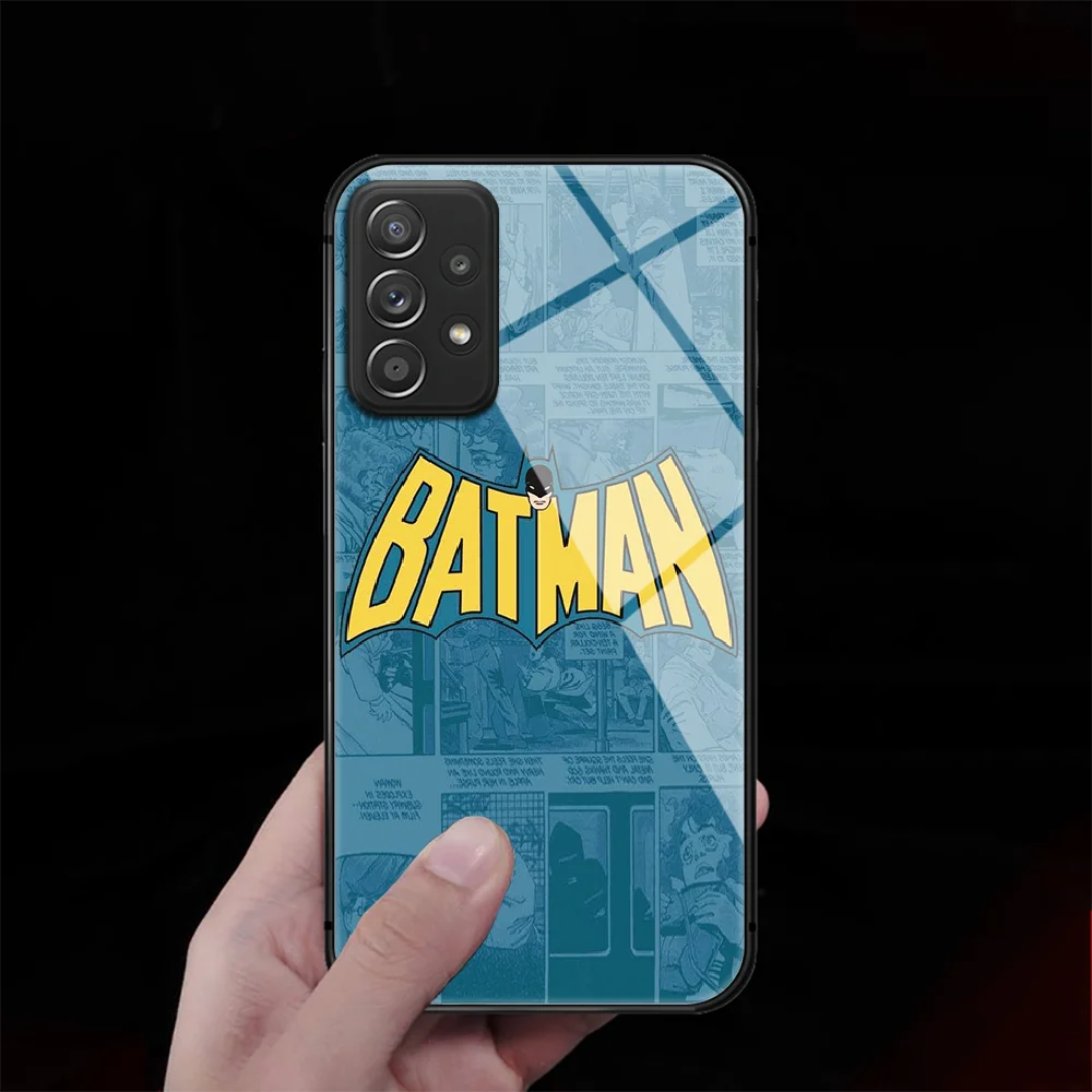 

B-Batmans Tempered Glass Phone Case Cover For Samsung Galaxy A M 10 12 20E 21 31 40 50 51 52 70 71 72 S