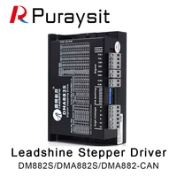 leadshine 2 phase stepper driver dma882s dm882s work 20 75vac30 100vdc 8 2a hybrid stepper motor driver