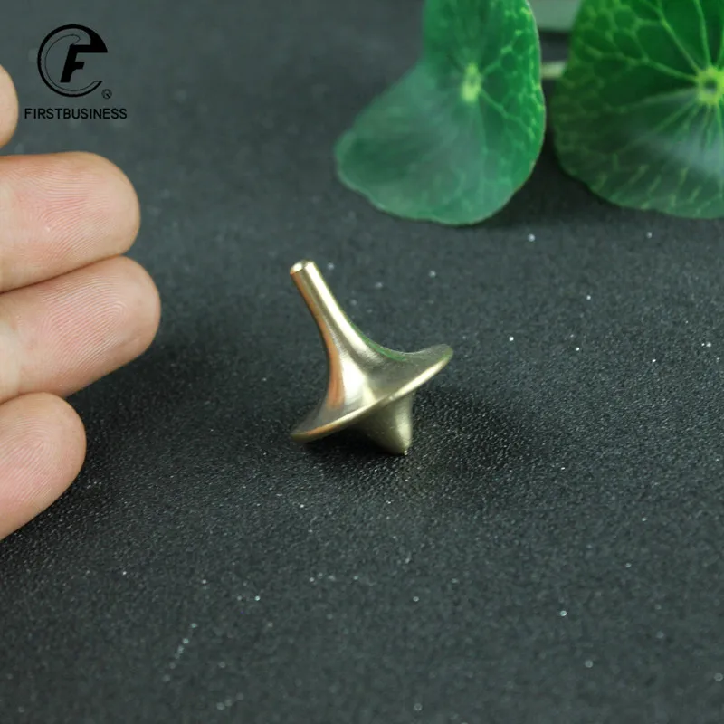 Медный твердый гироскоп латунный спиннинг горячий фильм Тотем Печать игрушки