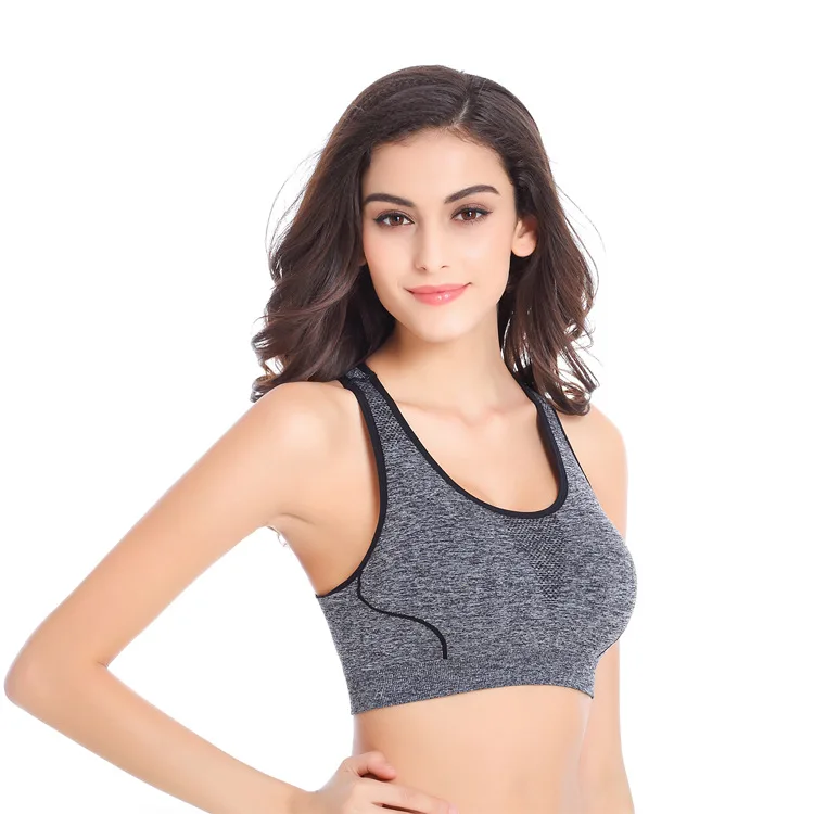 Повседневный Фитнес короткий топ супер эластичный ударопрочный для бега